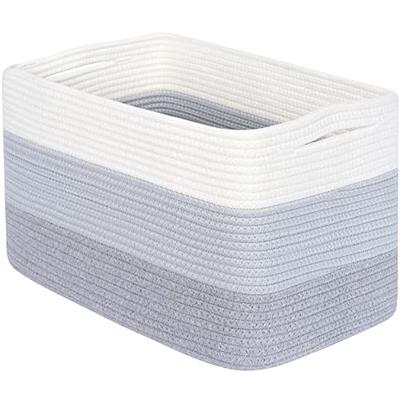 Storage Cubes, Rope Woven Organizing Baskets, Cube Storage Bin  Square Storage  Basket For Shelves Organizer, Nursery Classroom Toy Bin, Closet Organizer,  Home Organization & Storage Laundry Basket For Bathroom Bedroom, Home