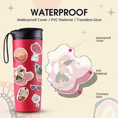 Cute Food Water Bottle Sticker 100PCS Aesthetic Fashion Sticker Laptop  Refrigerator Guitar Skateboard Vinyl Waterproof Sticker Suitable for  Children