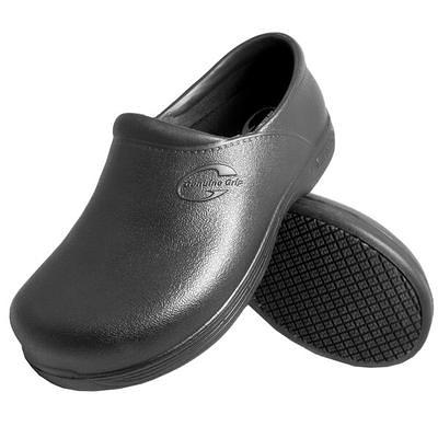 Genuine Grip 1030 Men's Black Leather Non Slip Shoe