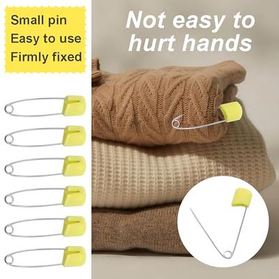 50pcs Safety Pins Baby Diaper Pin Nappy Pin Bibs Pins Plastic Head Clothing  Pins 