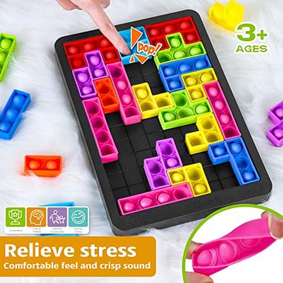 Continuum Games Fidget About It The Fast Paced Puzzle Dice Rolling Fidget  Toy Board Game - Click The Orbs and Solve The Puzzles On The Cards - Fun  for