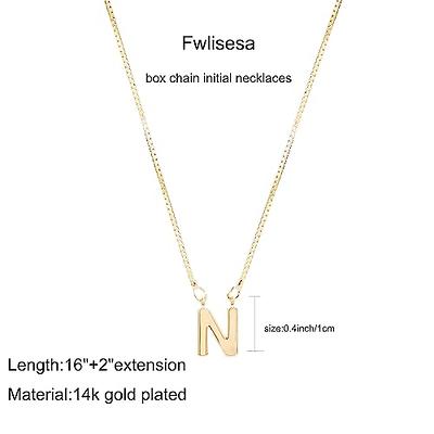 FISSEN JEWELRY Layered Initial Necklaces for Women 14K Gold Plated Letter  Necklace Dainty Gold Layering Necklaces for Women Trendy Initial Choker  Necklace Personalized Gifts for Women Girls - Yahoo Shopping