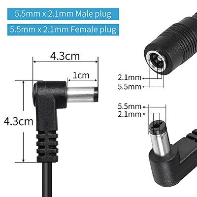 Universal 5V DC Power Cable USB to DC 5.5x2.1mm 3.5mm 4.0mm 4.8mm