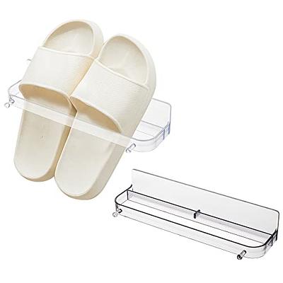 DEYILIAN Hanging Shoe Rack 2 Pack, Wall Mounted Shoe Rack with Sticky  Hanging Mounts, Wall Shoes