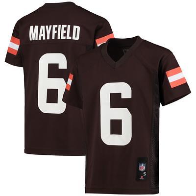 Men's Nike Denzel Ward White Cleveland Browns Player Game Jersey