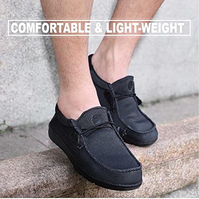  Women's Running Shoes Ladies Slip on Tennis Walking Sneakers  Lightweight Breathable Comfort Work Gym Trainers Stylish Shoes All Black