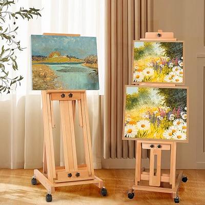  VAIIGO 63 White Easel Stand For Wedding Sign Poster Display  Easel Folding Art Easel For Floor Adjustable Metal Easel Instant Tripod  Easel For Display Painting Wedding Shower Sign Easel