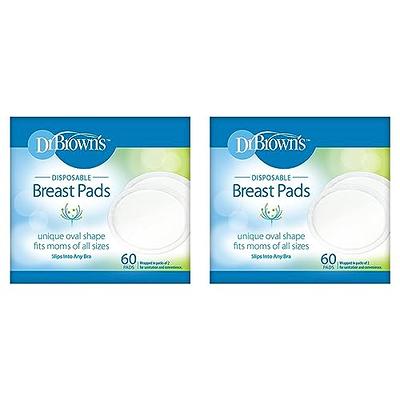 Dr. Brown's Disposable One-Use Absorbent Breast Pads for Breastfeeding and  Leaking - 100pk