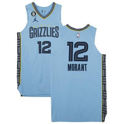 Dejounte Murray Atlanta Hawks Game-Used #5 Black Jersey vs. Boston