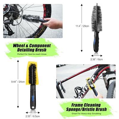 XINDELL Bike Cleaning Kit - 5 Bicycle Cleaning Brushes, Nylon Bristles,  Ergonomic Handle, Chain Cleaner - Multipurpose Tool for Bike & Motorcycle  Parts - Yahoo Shopping