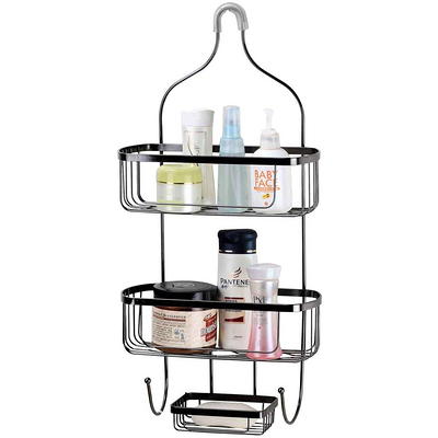 home basics Shower Caddies Black - Black Wire Two-Shelf Hanging Shower Caddy  - Yahoo Shopping