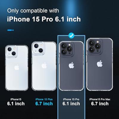 Lamicall 2Pack Professional Screen Protector for iPhone 15 Pro Max - [