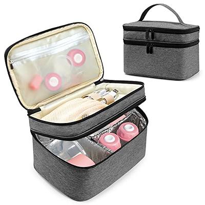 Zoosa Wearable Breast Pump Bag with Cooler, Compatible with Willow, Elvie,  Momcozy Breast Pump, Insulated Storage Container Case for H