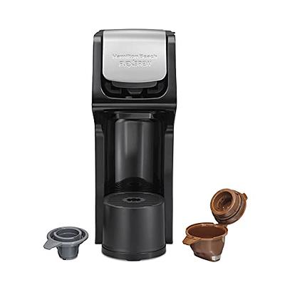 Brentwood Portable Single Serve Coffee Maker With 14oz Travel Mug In Black  : Target