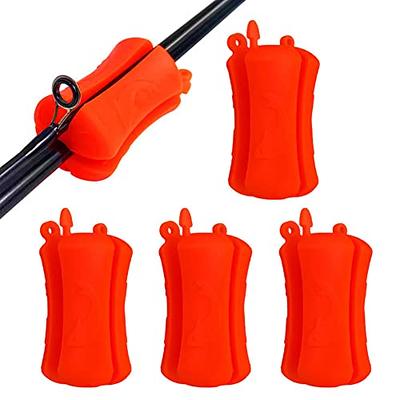 Naiveferry 6Pcs Silicone Fishing Rod Holder Straps Yellow, Portable Fishing  Rod Fixed Ball Rubber Fishing Pole Clips Fly Fishing Accessories - Yahoo  Shopping