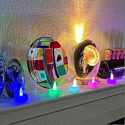 Color Changing Tea Lights Bulk Battery Operated Flameless Colored