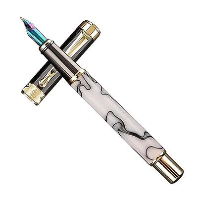 Fountain Pen - Ink Pen for Smooth Writing - Exquisite Fountain pen gift set  for Men & Women - Fountain Pen Fine Nib，Includes 10 Ink Cartridges and Ink