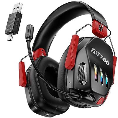 2.4GHz Wireless Gaming Headset for PC, PS5, PS4 - Lossless Audio USB &  Type-C Ultra Stable Gaming Headphones with Flip Microphone, 30-Hr Battery  Gamer