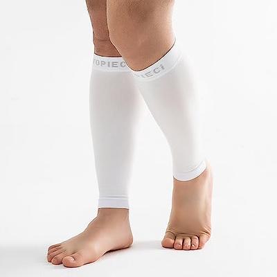Calf Compression Sleeves For Men & Women - Leg Compression Sleeve -  Footless Compression Socks for Shin Splint &Varicose Vein Black 3X-Large