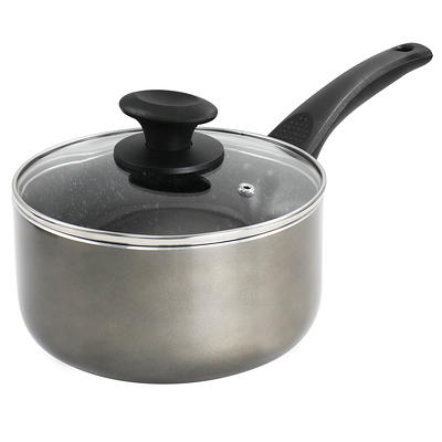 Circulon 4Qt Stainless Steel Saucepan with Lid and SteelShield Hybrid  Stainless and Nonstick Technology, Silver 