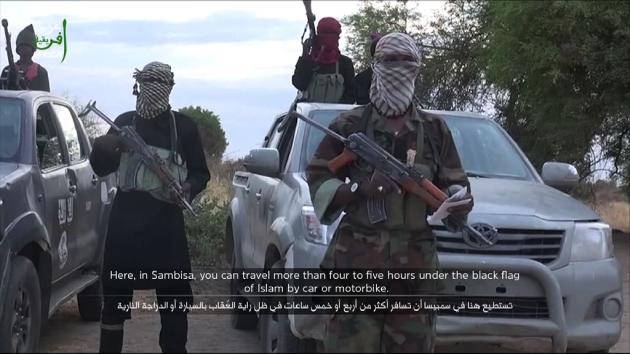 CLICK IMAGE for slideshow: A grab taken from a video posted on YouTube on June 2, 2015 by Boko Haram shows an alleged group member delivering a speech at an undisclosed location. (AFP Photo)