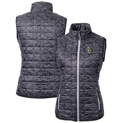 San Francisco 49ers Cutter & Buck Helmet Rainier PrimaLoft Eco Insulated  Printed Full-Zip Puffer Vest - Black