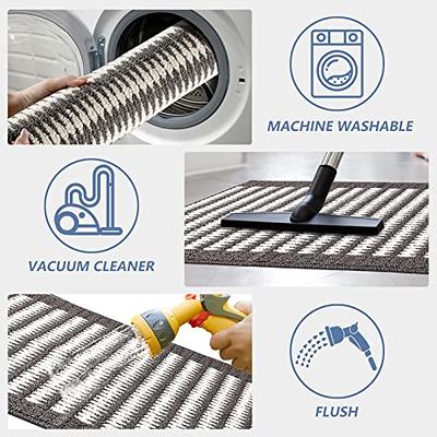 TIMO Kitchen Rug Set [2 PCS], Kitchen Mat 20x32 +20x47 Rubber Backing  Non Skid Machine Washable Kitchen Rugs and Mats, Absorbent L Shaped Soft  Kitchen Mats for Floor, Grey - Yahoo Shopping