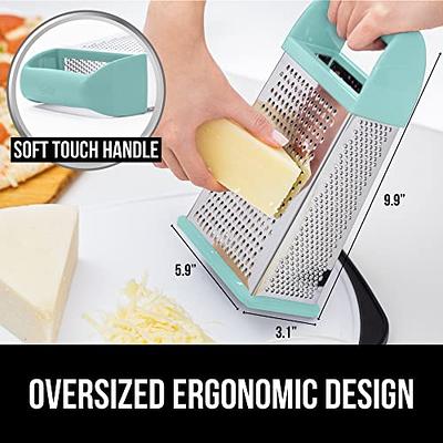 Ancevsk Rotary Cheese Grater with Handle, Manual Speed Round Cheese Shredder  with Strong Suction Base, Easy to Use Potato Hashbrown Shredder with 3  Replaceable Stainless Steel Drum Blades (Black) - Yahoo Shopping