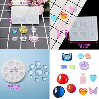 A Set Pendant Charm Mode Silicone Mold Resin Mould Jewelry Making Epoxy  Molds Earring With Hole