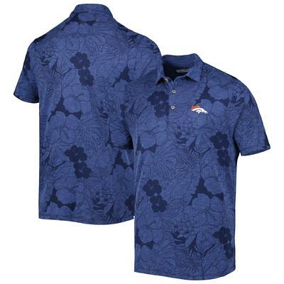 Men's Antigua Heathered Navy Dallas Cowboys Big & Tall Esteem Polo