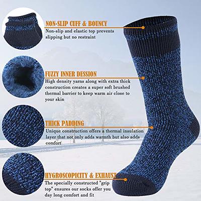 Hissox Thermal Socks For Women, Winter Insulated Heated Fur Lined Socks  Soft Cushioned Skiing Snowboarding Trekking Camping Warm Winter Socks  Extremes Cold Weather 2 Pairs Black Christmas Gift, L - Yahoo Shopping