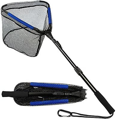 Retractable Long Handle Fly Fishing Telescoping Pole Landing Nets