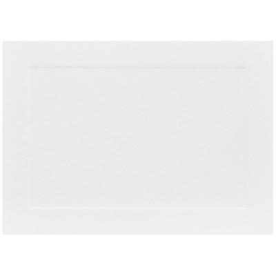 JAM Paper® Blank Note Cards with Panel Border, A7 size, 5 1/8 x 7