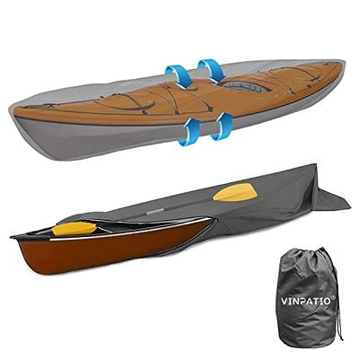 Rainproof Kayak Boat Awning Shade Canopy Sunshade Portable Orange