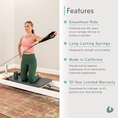  Pilates Reformer with Tower Vintage, Pilates Reformer  Equipment, Pilates Reformer Machine for Home : Sports & Outdoors