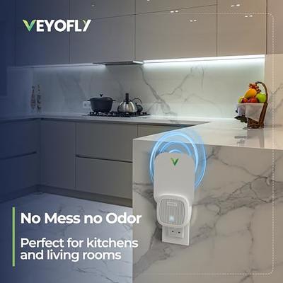 VEYOFLY Fly Trap, Plug in Flying Insect Trap, Fruit Fly Traps for Indoors-Safer Home Indoor- Bug Light Indoor Plug In- Mosquito,Fruit Fly, Gnat Trap