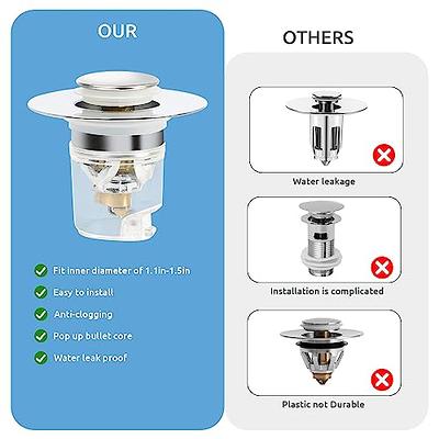 Bathroom Clog-proof Plastic Sink Filtered Water Drain Plug