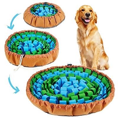 Vivifying Snuffle Mat, Interactive Sniff Mat for Dogs Slow Eating and Keep  Busy, Adjustable Dog Digging Toys Encourages Natural Foraging Skills and