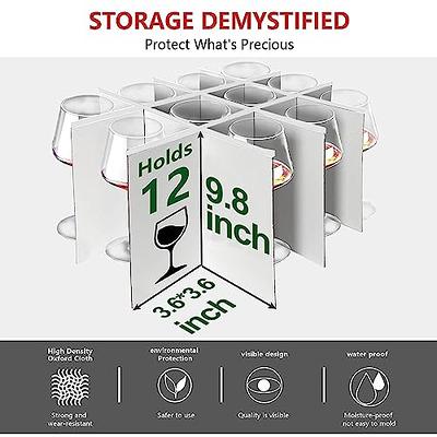 storageLAB China Storage Containers, Containers for Organizing, Hard Shell  Case, Felt Plate Dividers, Moving Supplies, Storage Box, Wine, Dishes