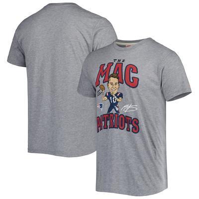 Men's Homage Mac Jones Heathered Gray New England Patriots Caricature  Player Tri-Blend T-Shirt - Yahoo Shopping