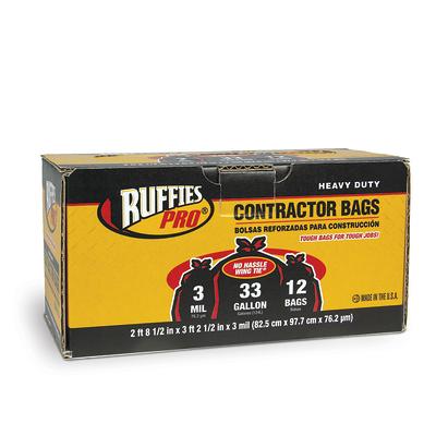 Frost King 4CB3250CL Contractor Bags 42 gal Twist Tie Clear
