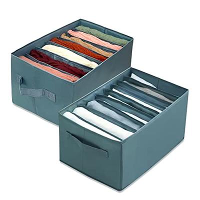 New T-shirt Jeans Underwear Bra Organizer Storage Box Drawer Closet  Organizers Divider Boxes Foldable Fashion Household Items