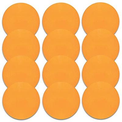 12Pcs Colored Spot Marker Non-Slip Agility Markers Flat Cones Dots For  Football Basketball Training Dance Practice