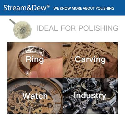 Stream&Dew 10pcs Cotton Polishing Buffing Wheel for Dremel Polishing Kit -  Silver Polishing Wheel or Watch Polishing Kit- Jewelry Polishing Kit-  Rotary Tool Accessories- Widely Used - Yahoo Shopping