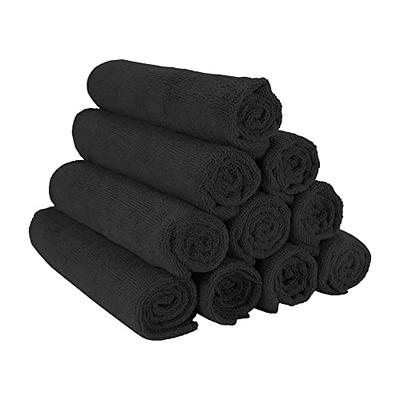 Arkwright Microfiber Gym Towel - (Pack of 12) Soft Lightweight Quick Dry  Hotel Quality Hand Towels, 300 GSM, Sweat Absorbent, Perfect for Workout,  Yoga, Spa, Bathroom, 16 x 27 in, Black - Yahoo Shopping