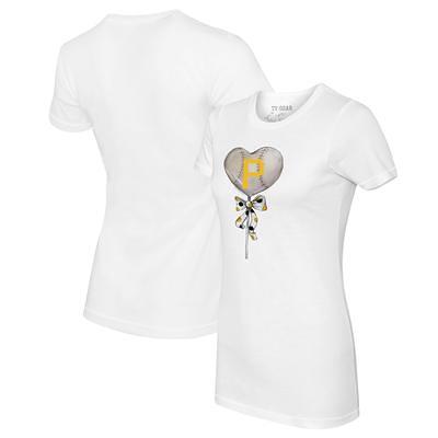 Women's Tiny Turnip White St. Louis Cardinals Heart Lolly T-Shirt