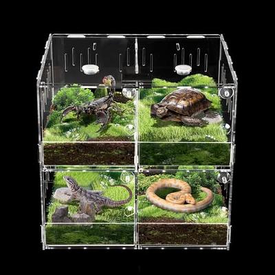  Jumping Spider Acrylic Breeding Box, Tarantula Transparent  Terrarium, Spider Feeding Box, Bottom Open Design, Insect Habitat Hatching  Container Cage : Pet Supplies