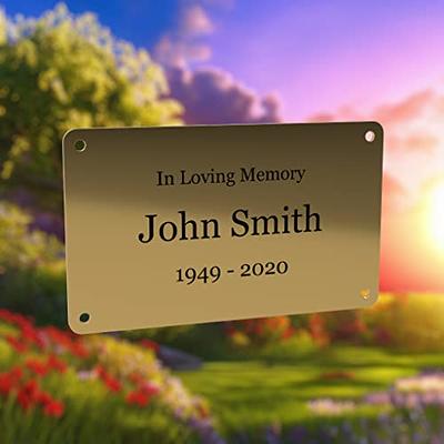 Personalized Brass Plaques