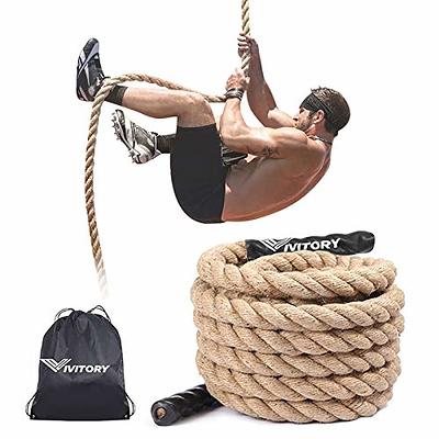 VIVITORY Gym Fitness Training Climbing Ropes, Workout Gym Climbing Rope,  Home Training and Fitness Workouts,1.5'' in Diameter, Available 10, 15, 25,  30 Ft (25 ft) - Yahoo Shopping