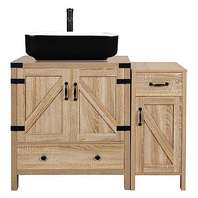 Dropship 30 Bathroom Vanity With Single Sink In Grey; Combo Cabinet  Undermount Sink; Bathroom Storage Cabinet; Solid Wood Frame to Sell Online  at a Lower Price